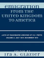 Emigration from the United Kingdom to America: Lists of Passengers Arriving at U.S. Ports, July 1872 - December 1872