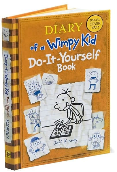 Diary of a Wimpy Kid Do-It-Yourself Book by Jeff Kinney, Hardcover