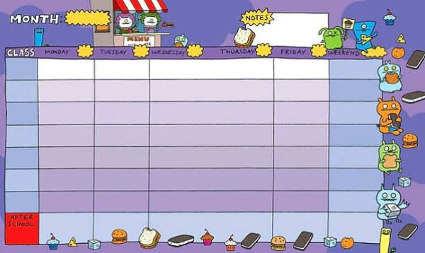 Uglydoll School Planner