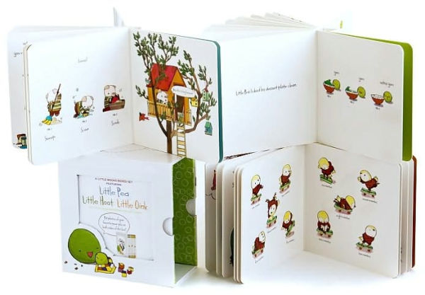 A Little Books Boxed Set Featuring: Little Pea/Little Hoot/Little Oink