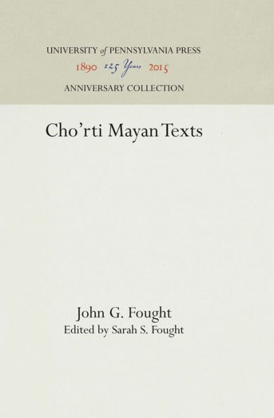 Cho'rti Mayan Texts