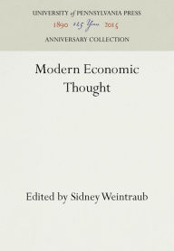 Title: Modern Economic Thought, Author: Sidney Weintraub