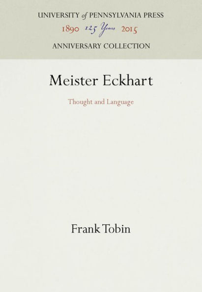 Meister Eckhart: Thought and Language