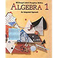 Title: McDougal Littell High School Math: Student Edition Algebra 1 1995 / Edition 1, Author: Houghton Mifflin Harcourt