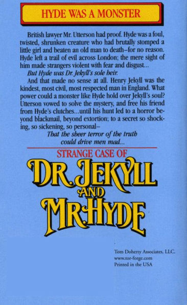 Strange Case of Dr. Jekyl and Mr. Hyde