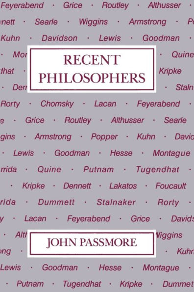 Recent Philosophers