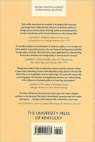 Vietnam's Second Front: Domestic Politics, the Republican Party, and the War