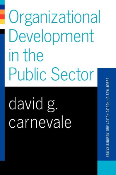 Organizational Development In The Public Sector / Edition 1