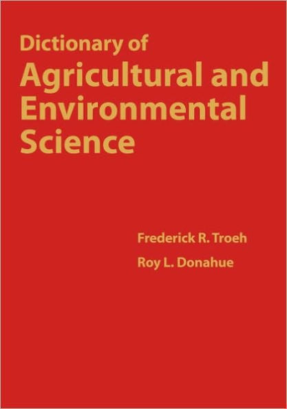 Dictionary of Agricultural and Environmental Science / Edition 1