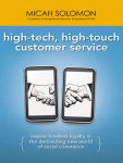 Alternative view 1 of High-Tech, High-Touch Customer Service: Inspire Timeless Loyalty in the Demanding New World of Social Commerce