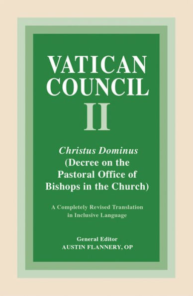 Christus Dominus: Decree on the Pastoral Office of Bishops in the Church