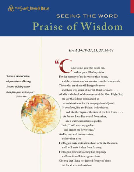 Seeing the Word: Praise of Wisdom: Volume I