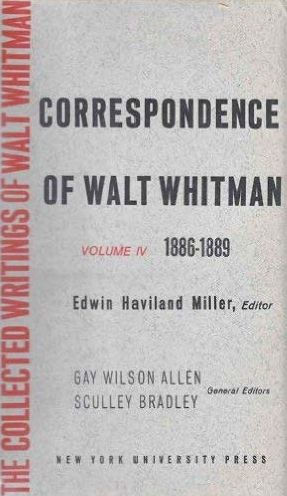 The Correspondence of Walt Whitman (Vol. 5)