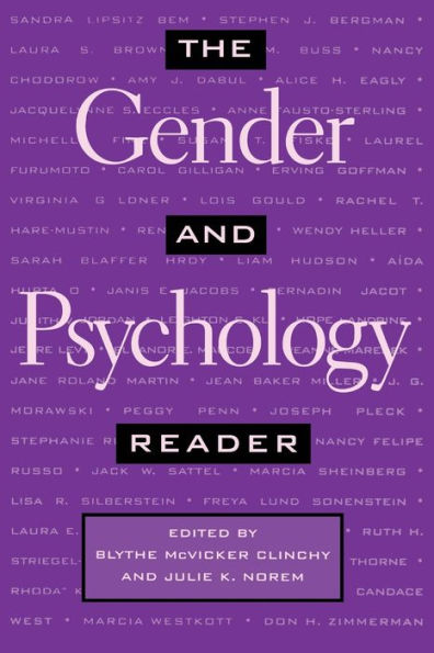 The Gender and Psychology Reader