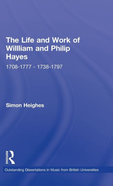 The Life and Work of William Philip Hayes: 1708-1777--1738-1797