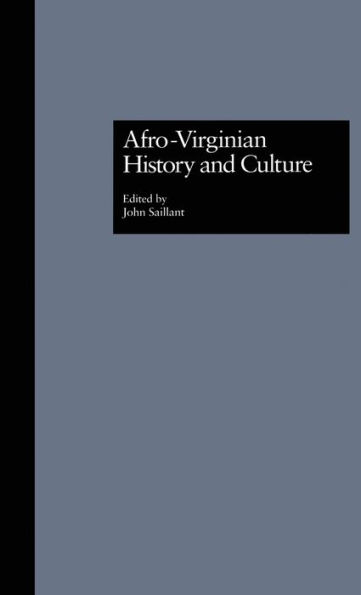 Afro-Virginian History and Culture / Edition 1