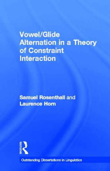 Vowel/Glide Alternation in a Theory of Constraint Interaction