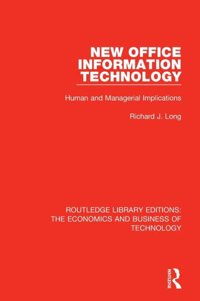 New Office Information Technology: Human and Managerial Implications / Edition 1