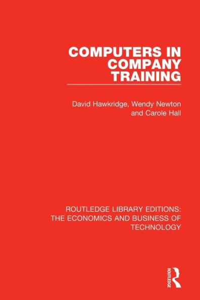 Computers in Company Training / Edition 1