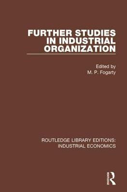 Further Studies in Industrial Organization / Edition 1