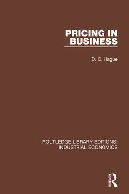 Pricing in Business / Edition 1