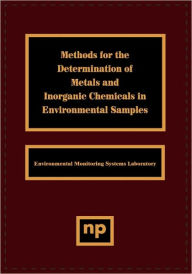 Title: Methods for the Determination of Metals in Environmental Samples, Author: EPA