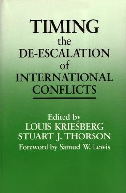 Timing the De-escalation of International Conflicts
