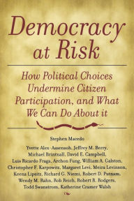 Title: Democracy at Risk: How Political Choices Undermine Citizen Participation, and What We Can Do About It / Edition 1, Author: Stephen Macedo Princeton University