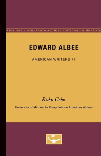 Edward Albee - American Writers 77: University of Minnesota Pamphlets on American Writers
