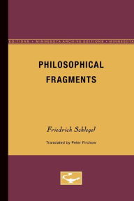 Title: Philosophical Fragments, Author: Friedrich Schlegel