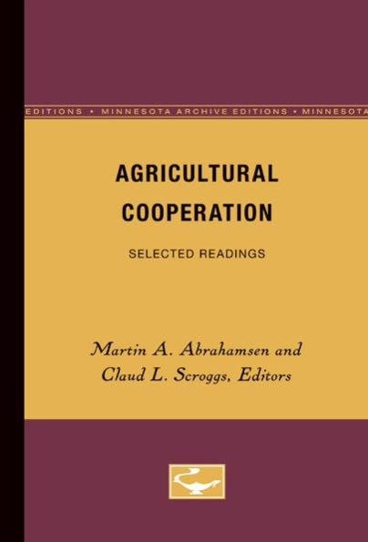 Agricultural Cooperation: Selected Readings