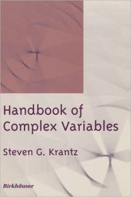 Title: Handbook of Complex Variables / Edition 1, Author: Steven G. Krantz