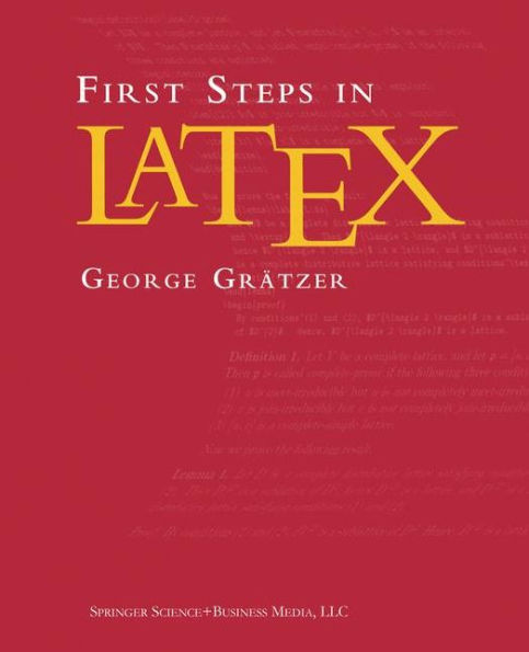 First Steps in LaTeX / Edition 1