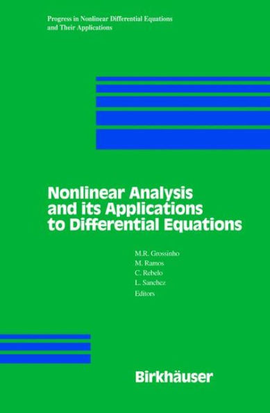 Nonlinear Analysis and its Applications to Differential Equations / Edition 1