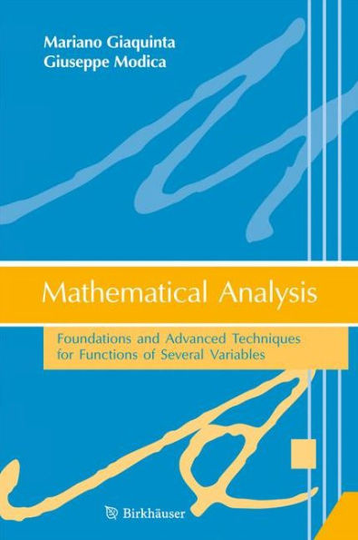 Mathematical Analysis: Foundations and Advanced Techniques for Functions of Several Variables / Edition 1