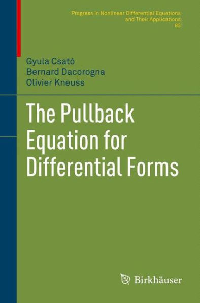 The Pullback Equation for Differential Forms