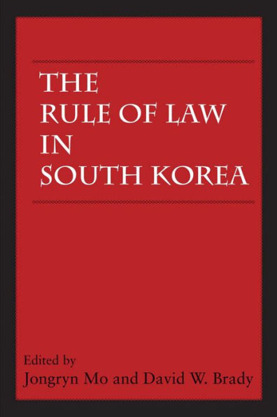 The Rule of Law in South Korea