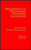 Title: Proceedings of the Academy for Jewish Philosophy, Author: David Novak