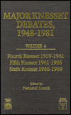 Title: Major Knesset Debates, 1948-1981, Author: Netanel Lorch