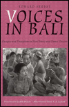 Voices in Bali: Energies and Perceptions in Vocal Music and Dance Theater