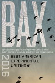 Title: BAX 2016: Best American Experimental Writing, Author: Seth Abramson