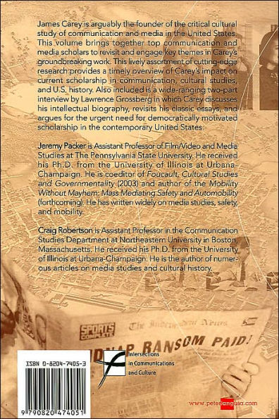 Thinking with James Carey: Essays on Communications, Transportation, History / Edition 1