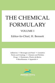 Title: The Chemical Formulary, Volume 1, Author: H. Bennett