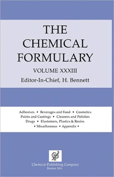 Chemical Formulary Volume 33