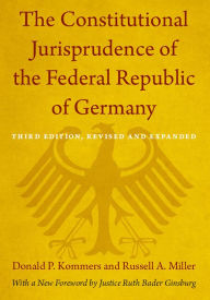 Title: TEST1 The Constitutional Jurisprudence of the Federal Republic of Germany: Third edition, Revised and Expanded, Author: Donald P. Kommers