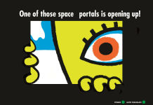 Alternative view 2 of To Activate Space Portal, Lift Here