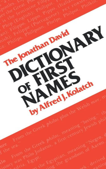 The Dictionary of First Names