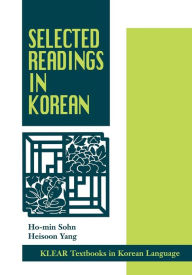 Title: Selected Readings in Korean, Author: Ho-min Sohn