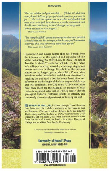 The Hikers Guide to O'ahu: Updated and Expanded