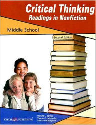 Title: Critical Thinking: Readings in Nonfiction (Middle School), Author: Donald L. Barnes